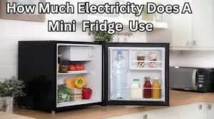 how much electricity does a mini fridge use