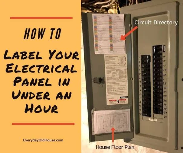 Label Electrical Panel
